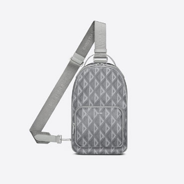 Mini Rider Backpack Dior Gray CD Diamond Canvas 1ESBO038CDP H42E