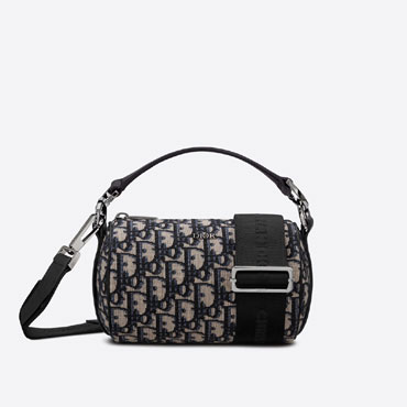 Mini Roller Messenger Dior Oblique Jacquard Grained Calf 1ESPO219YKY H27E