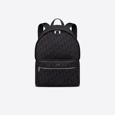 Rider Backpack Black Dior Oblique Jacquard 1VOBA088YKY H00N