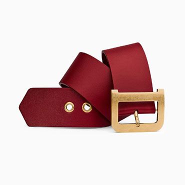 Diorquake belt in red calfskin B0403CVWV M41R