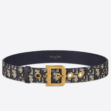 Diorquake 35MM Belt Blue Dior Oblique Jacquard B0408CTZQ M928