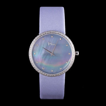 La D de Dior Lavender Rubber Strap with Lavender Dial DIOR6169