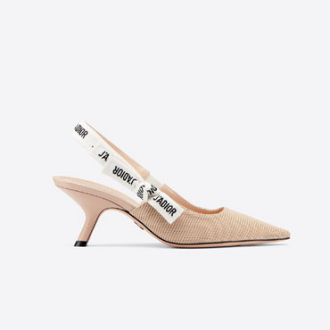 Dior J Adior Slingback Pump Nude Technical Fabric KCC200TFL S21U