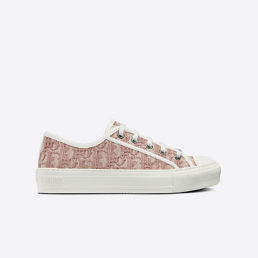 Walk n Dior Sneaker Nude Dior Oblique Embroidered Cotton KCK211OBE S21U