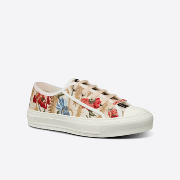 Walk n Dior Sneaker Hibiscus Embroidery KCK211POP S89Z