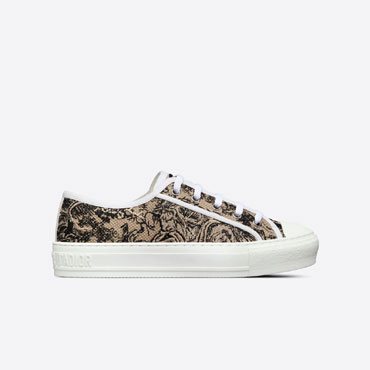 Walk n Dior Sneaker Hazelnut Toile de Jouy Cotton KCK211TJE S37M