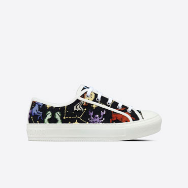 Walk n Dior Sneaker Cotton with Dior Pixel Zodiac Motif KCK211ZPE S26X