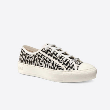 Walk n Dior Sneaker Houndstooth Embroidered Canvas KCK240PEC S12X