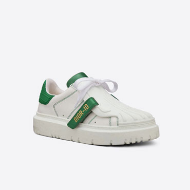 Dior ID Sneaker White and Green Calfskin and Rubber KCK278BCR S31W