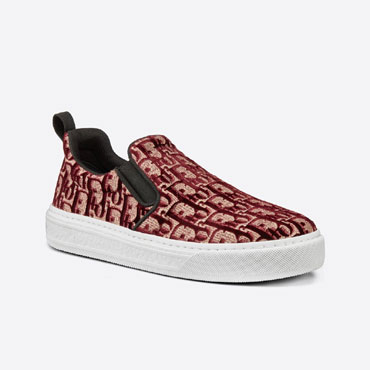 Dior Solar Slip On Sneaker Embroidered Velvet KCK292VOB S23R