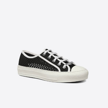 Walk n Dior Sneaker Black Mesh Embroidery KCK297EMR S900