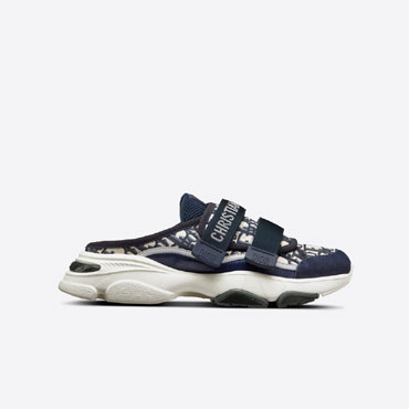 D-Wander Sneaker Deep Blue Dior Oblique Technical Fabric KCK346OBY S56B