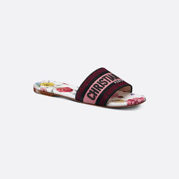 Dior Dway Slide Multicolor Florilegio Embroidered Cotton KCQ209FCE S43L