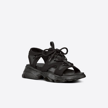 Dior D Connect Sandal Black Technical Fabric KCQ535NGG S900