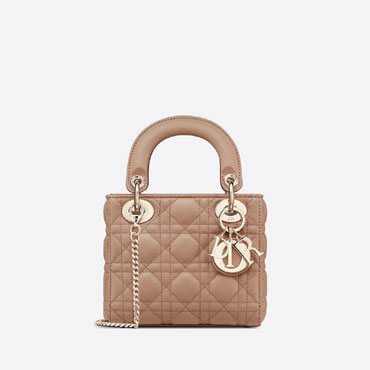 Mini Lady Dior Bag Blush Cannage Lambskin M0505OCAL M50P