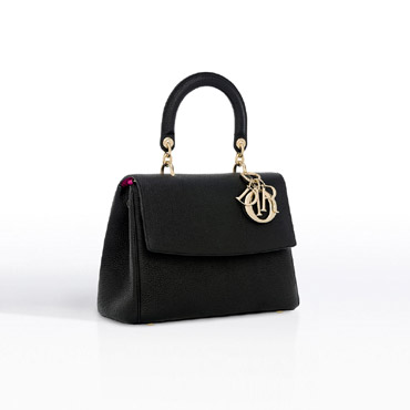 Small be dior bag in black bullcalf leather M0981OTRL M900