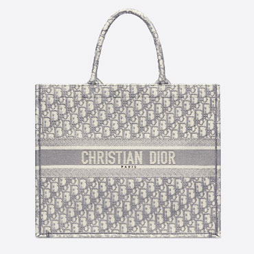 Dior Oblique Embroidery Book Tote M1286ZRIW M932