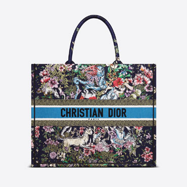 Large Dior Book Tote D Constellation Embroidery M1286ZRUV M928