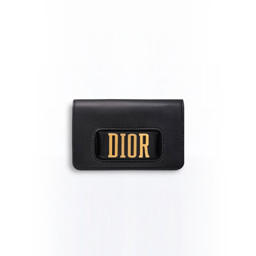 Dior Black calfskin dior pouch with slot handclasp M8002CVQV M900