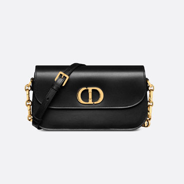 Dior 30 Montaigne Avenue Bag Black Box Calfskin M9260UMOA M900