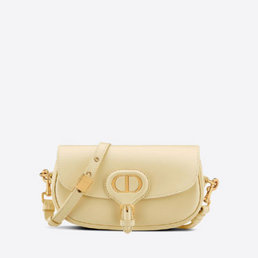 Dior Bobby East West Bag Pale Yellow Box Calfskin M9327UMOL M26Y