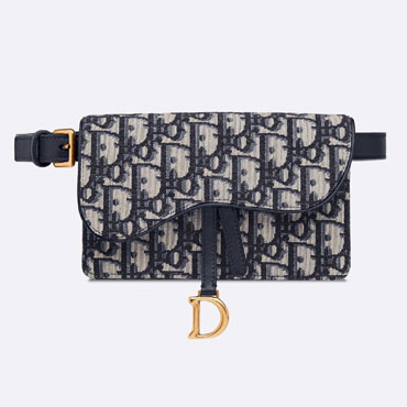 Dior Oblique Logo Canvas Saddle Fanny Waist Belt Bag S5619CTZQ 928U