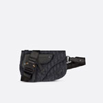 Saddle Pouch Black Dior Oblique Jacquard 1ADPO044YKY H00N