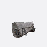 Saddle Bag Ruthenium-Colored Dior Oblique Jacquard 1ADPO093DOS H30Q