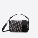 Mini Roller Messenger Dior Oblique Jacquard Grained Calf 1ESPO219YKY H27E