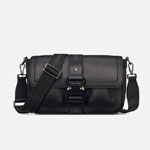 Dior Hit The Road Bag Black Grained Calfskin 1HTME165YMJ H00N