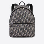 Rider Backpack Beige and Black Dior Oblique Jacquard 1VOBA088YKY H28E