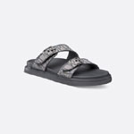 Dior Aqua Sandal Deep Gray Dior Oblique Jacquard 3SA135ZSA H557