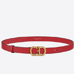 Dior Saddle Belt Red Ultrasoft Calfskin B0042CWGH M35R