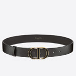 Dior 30 Montaigne 35MM Belt Black Smooth Calfskin B0077UMOD M900