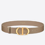 Dior 30 Montaigne 35MM Belt Warm Taupe Smooth Calfskin B0077UVWV M45M