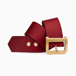 Diorquake belt in red calfskin B0403CVWV M41R