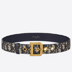 Diorquake 35MM Belt Blue Dior Oblique Jacquard B0408CTZQ M928