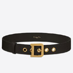 Diorquake 35MM Belt Black Smooth Calfskin B0408CVWV M900