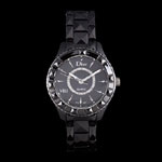 Dior VIII Ceramic Black Bezel Black Bracelet DIOR6166