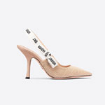 Dior J Adior Slingback Pump Nude Technical Fabric KCC201TFL S21U