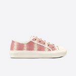 Walkn Dior Sneaker Dark Nude D Stripes Embroidered Cotton KCK211IKE S34U