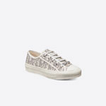 WalknDior Sneaker Gray Dior Oblique Embroidered Cotton KCK211OBE S33G