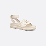 Dior D-Club Sandal White Calfskin KCO059VEA S03W