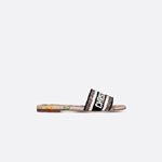 Dior Dway Slide Powder Embroidered Cotton KCQ209FWY S38P