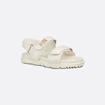 Dioract Sandal White Lambskin KCQ547LAB S03W