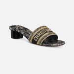 Dior Dway Heeled Slide KCQ902ESR S21X