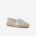 Dior Granville Espadrille Toile de Jouy Reverse Embroidered KDB578TJE S37W