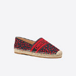 Dior Granville Espadrille Hearts I Love Paris Embroidered KDB585HRE S95B