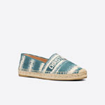 Dior Granville Espadrille Deep Stripes Embroidered Cotton KDB585IKE S92B