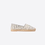 Dior Granville Espadrille Embroidered Cotton KDB585OBE S33G